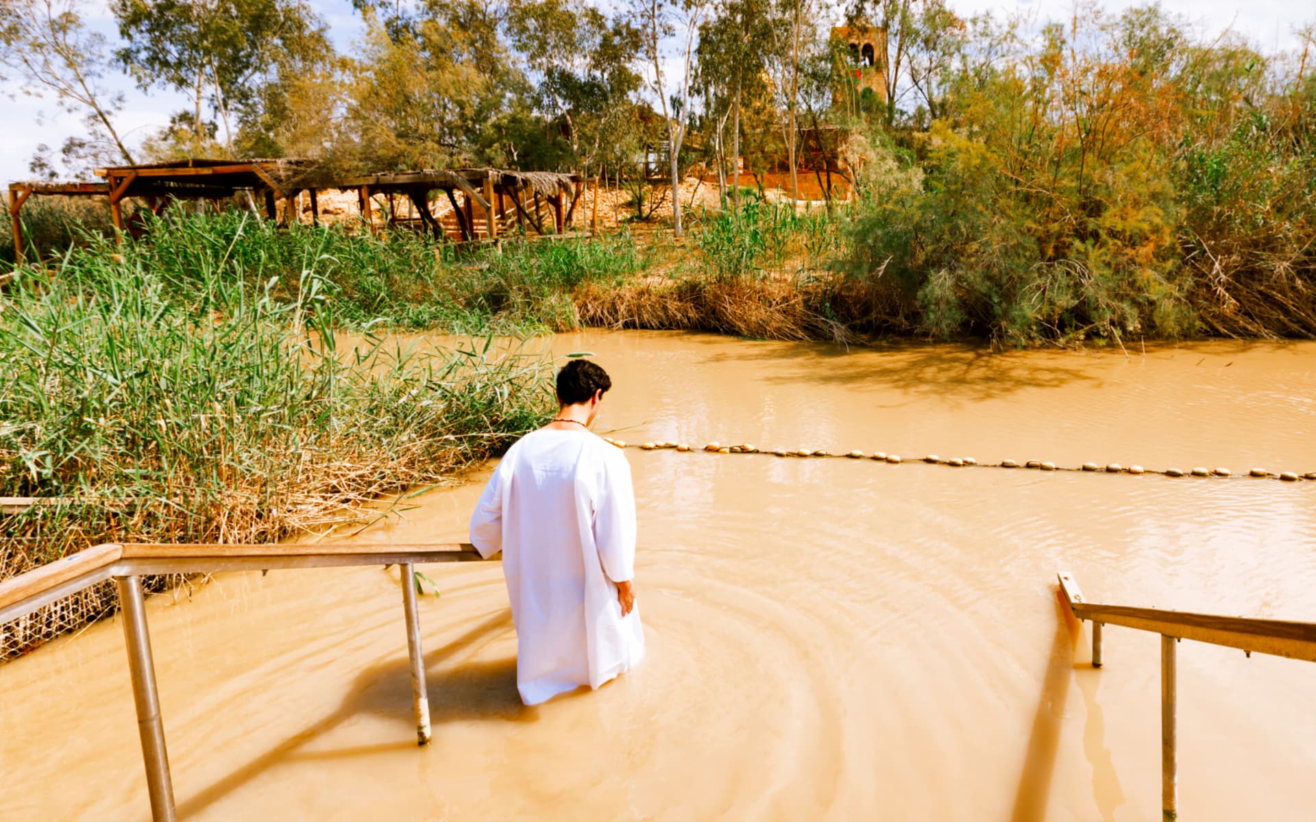 Baptism at the river jordan