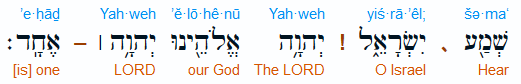 Shema against the doctrine of the trinity