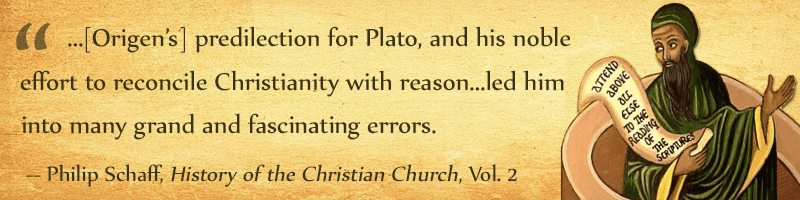 Philip Schaff on Origen